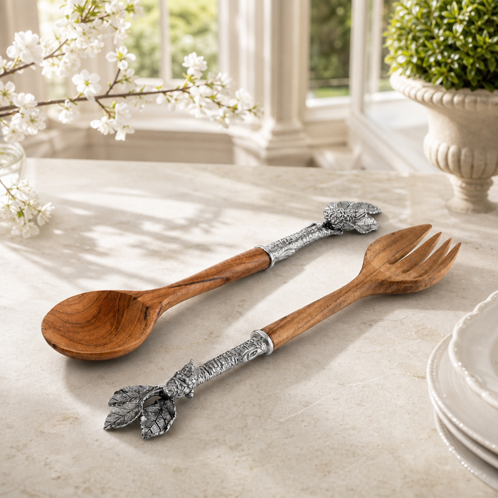 Song Bird Salad Server Set 2