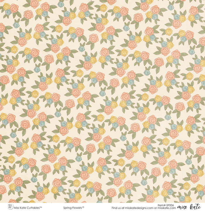 Spring Flowers - Paper Pack Single Sided