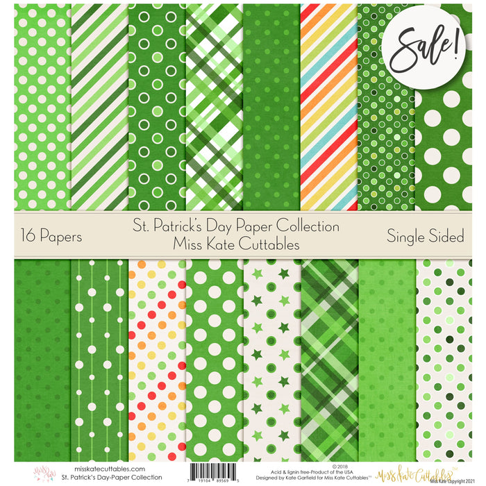 St. Patricks Day - Paper Pack 12X12 (Ss)