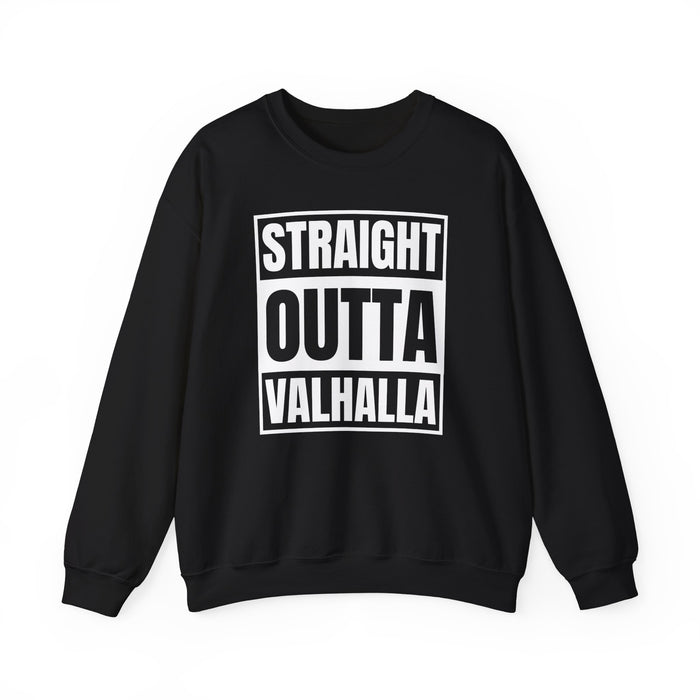 Straight Outta Valhalla Sweatshirt - Scandinavian Design Studio