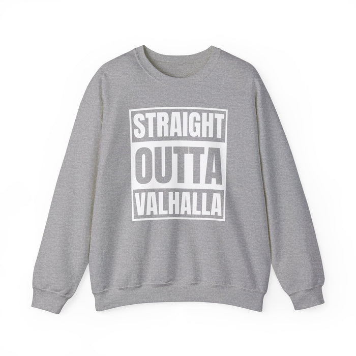 Straight Outta Valhalla Sweatshirt - Scandinavian Design Studio