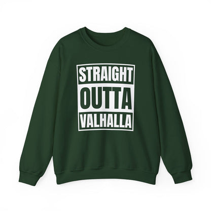 Straight Outta Valhalla Sweatshirt - Scandinavian Design Studio