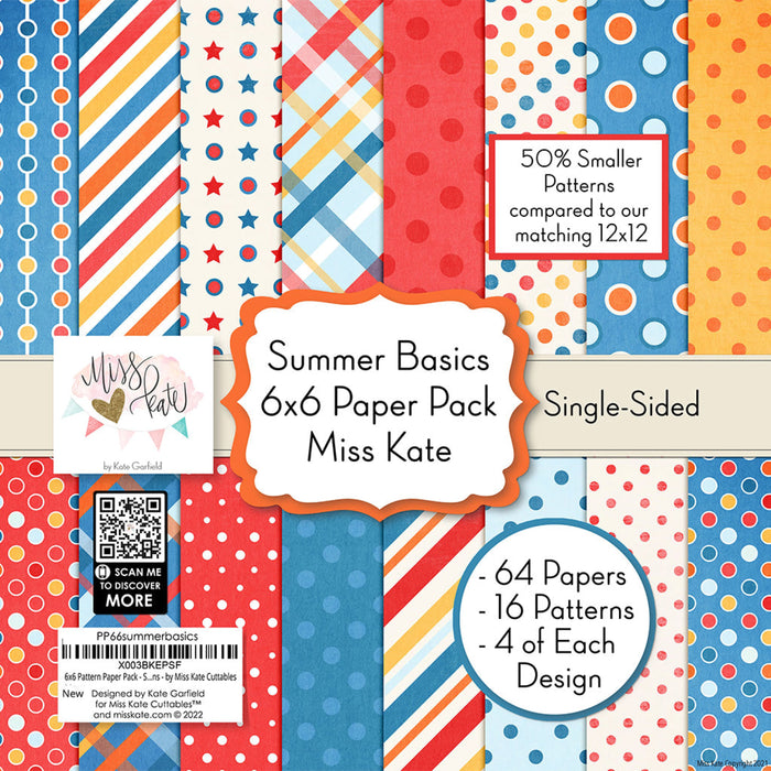 Summer Basics - 6X6 Paper Pack (Ss)