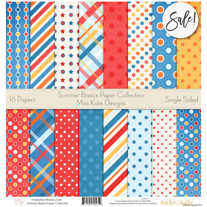 Summer Basics - Paper Pack 12X12 (Ss)
