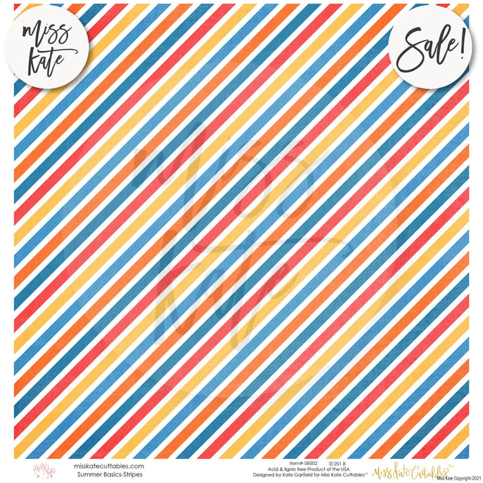 Summer Basics - Paper Pack 12X12 (Ss)