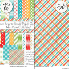 Summer Brights Basics - Double-Sided Paper Pack 12X12 (Ds)