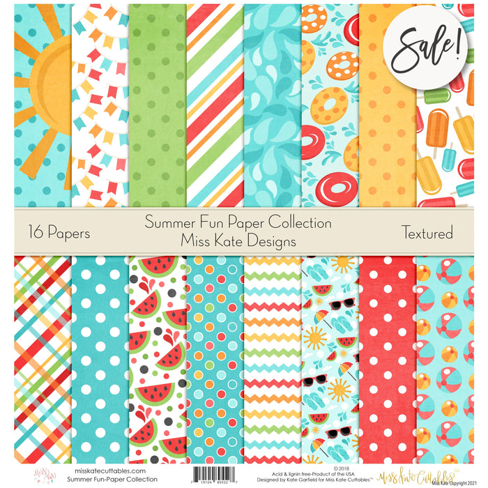 Summer Fun - Paper Pack 12X12 (Ss)
