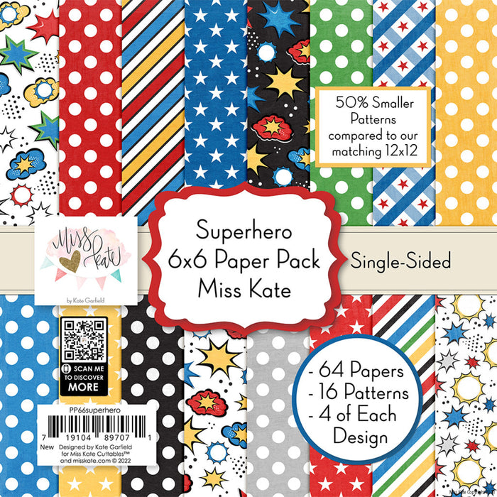 Superhero - 6X6 Paper Pack (Ss)