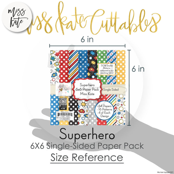 Superhero - 6X6 Paper Pack (Ss)