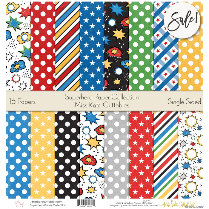Superhero - Paper Pack 12X12 (Ss)