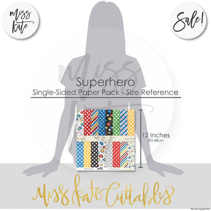 Superhero - Paper Pack 12X12 (Ss)