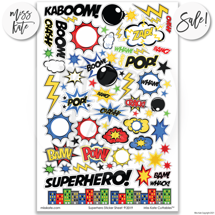 Superhero - Paper & Sticker Kit 12X12 (Ds)