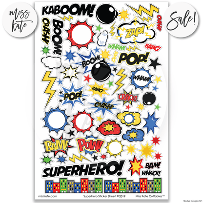 Superhero - Paper & Sticker Kit 12X12 (Ds)