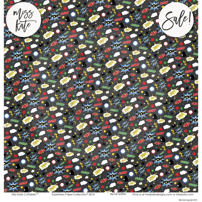 Superhero - Paper & Sticker Kit 12X12 (Ds)