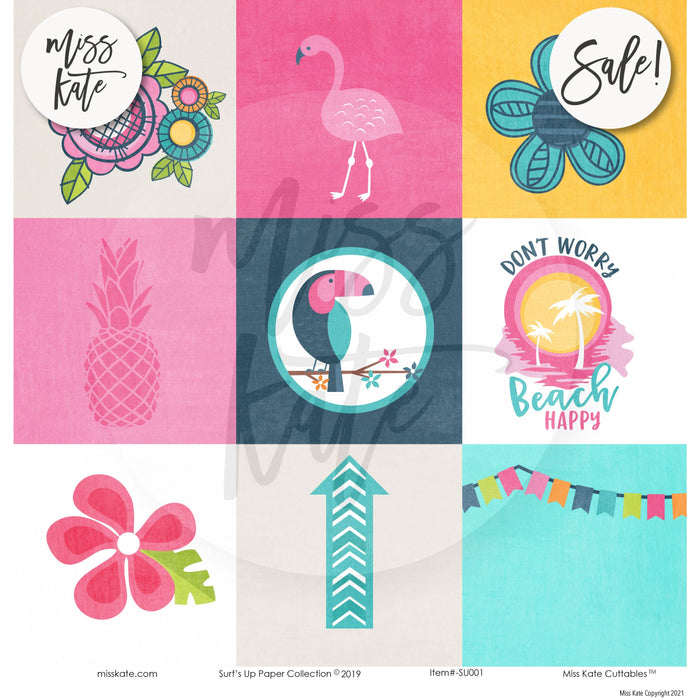 Surfs Up - Paper & Sticker Kit 12X12 (Ds)