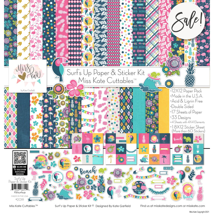 Surfs Up - Paper & Sticker Kit 12X12 (Ds)