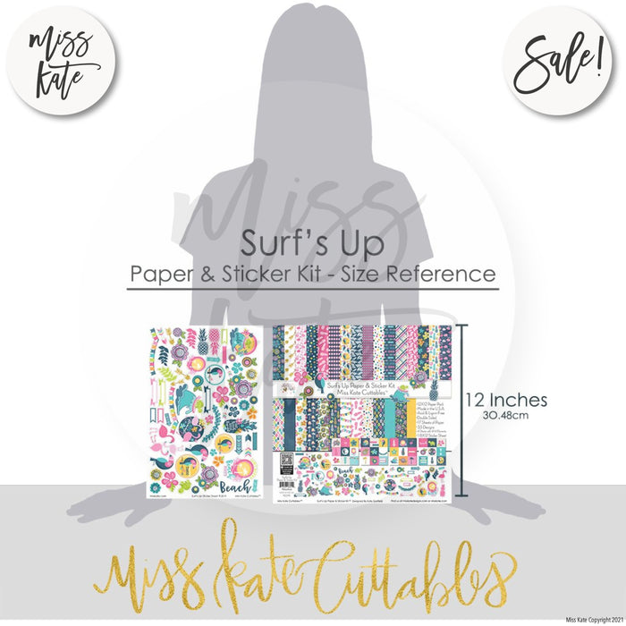 Surfs Up - Paper & Sticker Kit 12X12 (Ds)