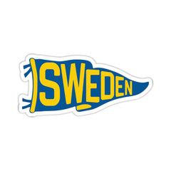 Sweden Pennant Flag Sticker