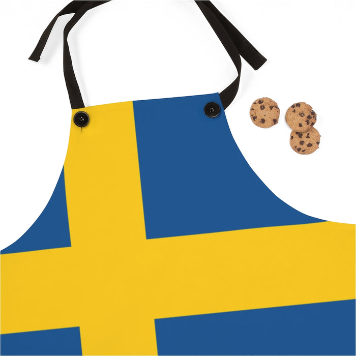 Swedish Flag Apron Scandinavian Design Studio