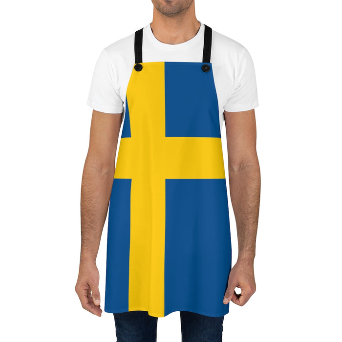 Swedish Flag Apron Scandinavian Design Studio