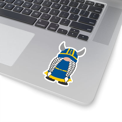 Swedish Viking Girl Gnome Sticker Scandinavian Design Studio
