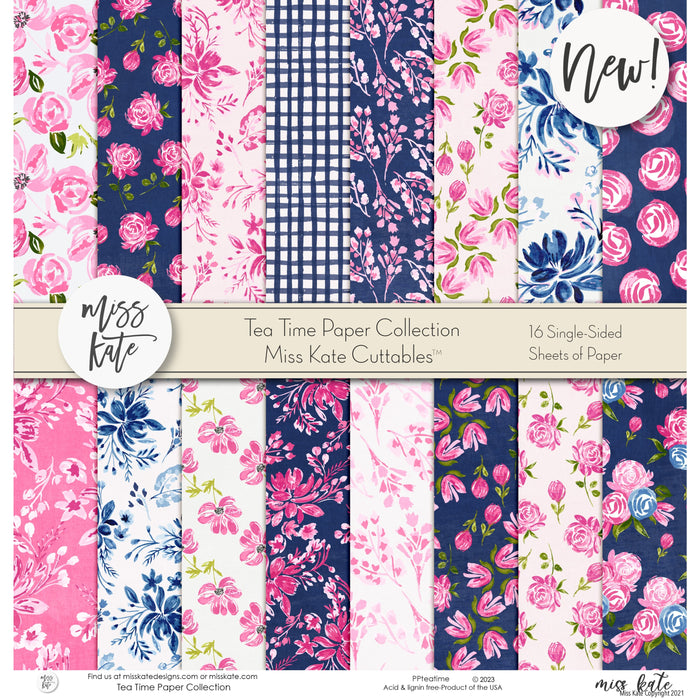 Tea Time - Paper Pack Single Sided 12X12 (Ss)