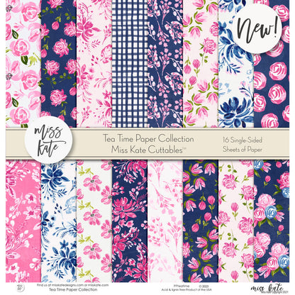 Tea Time - Paper Pack Single Sided 12X12 (Ss)