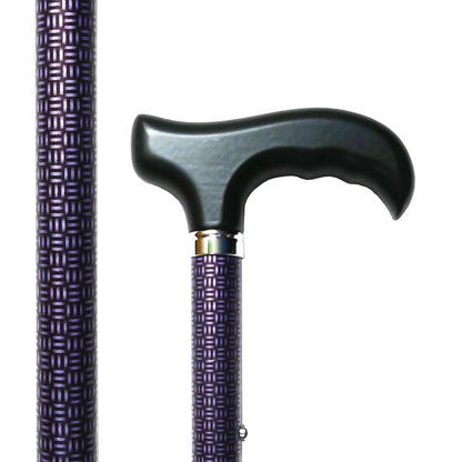 Toby's Purple Adjustable & Foldable Walking Cane