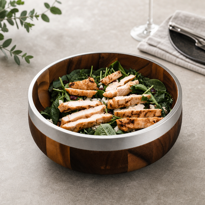 Tribeca Wood Salad Bowl 4