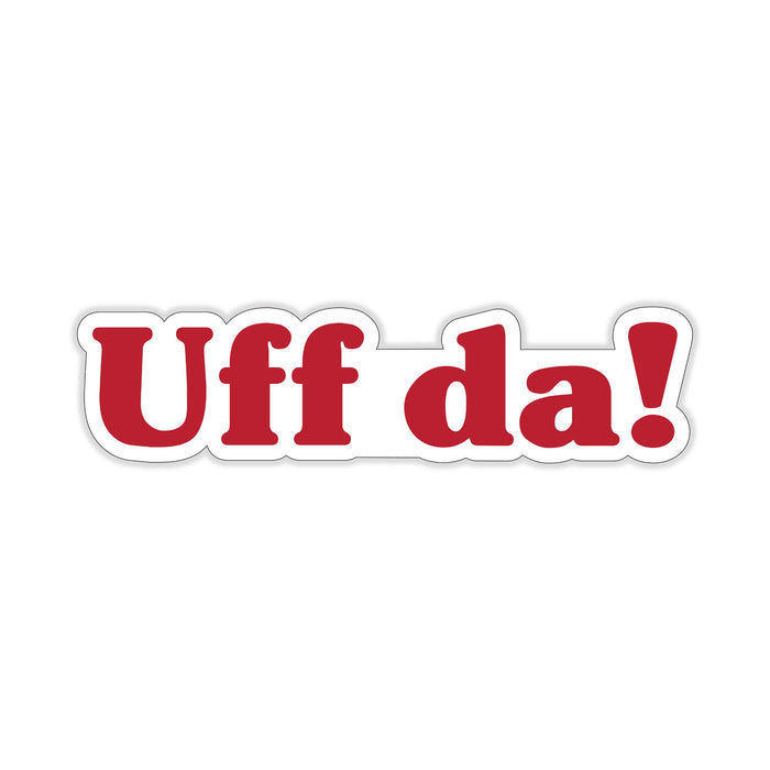 Uff Da Sticker Scandinavian Design Studio