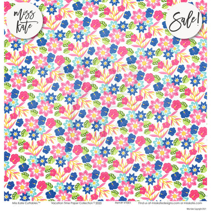 Vacation Time - Paper & Sticker Kit 12X12 (Ds)