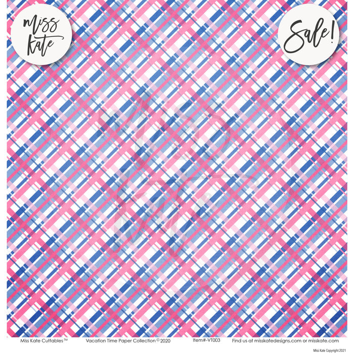 Vacation Time - Paper & Sticker Kit 12X12 (Ds)