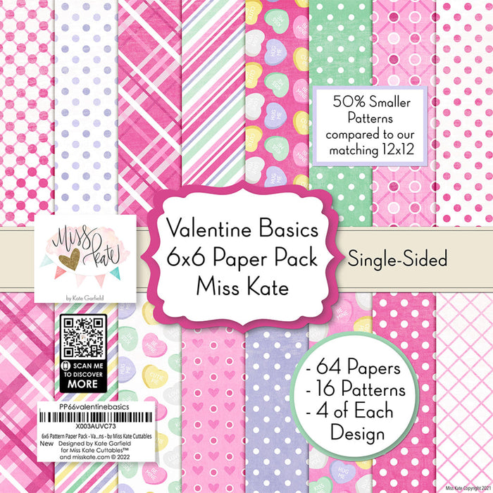 Valentine Basics - 6X6 Paper Pack (Ss)