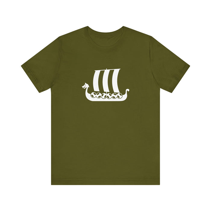 Viking Ship Unisex T-Shirt - Scandinavian Design Studio
