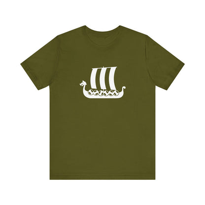 Viking Ship Unisex T-Shirt - Scandinavian Design Studio