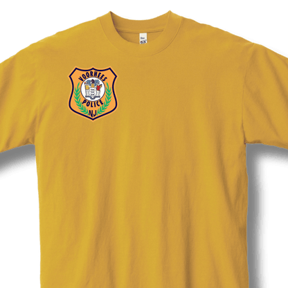 Voorhees Police - Premium T-Shirt - Unisex - Colored Logo - Front Only - Short Sleeve - Jawns on Fire Sneakers & Shoes