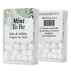 Watercolor Greenery Tic Tac Labels - XOXOKristen