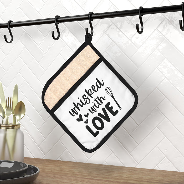Whisked With Love You Pot Holder