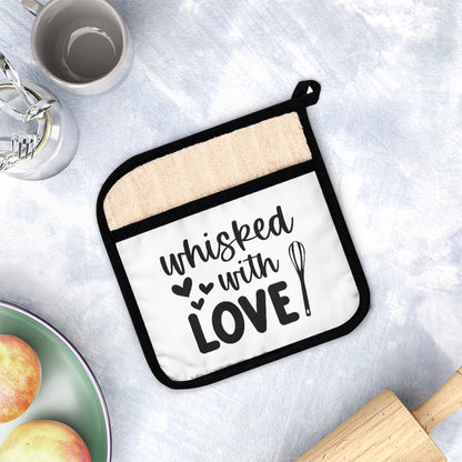 Whisked With Love You Pot Holder
