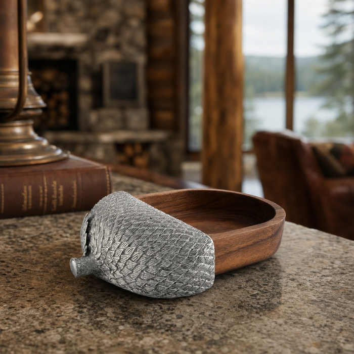 Wood Acorn Nut Bowl 2