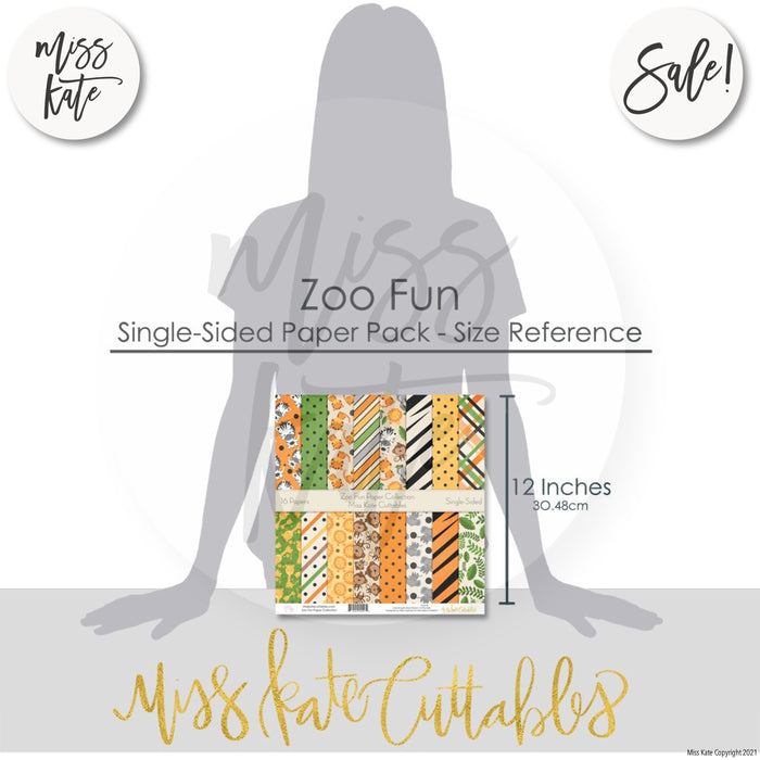 Zoo Fun - Paper Pack 12X12 (Ss)